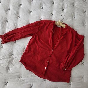 Velvet by Graham & Spencer 3/4 Sleeve Button Up